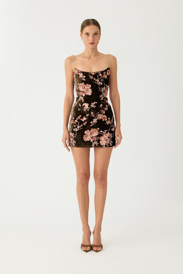 Anna Embroidered Mini Dress