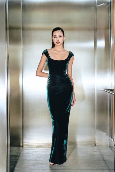 Brooke Velvet Gown