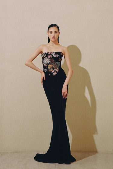 Isha Velvet gown