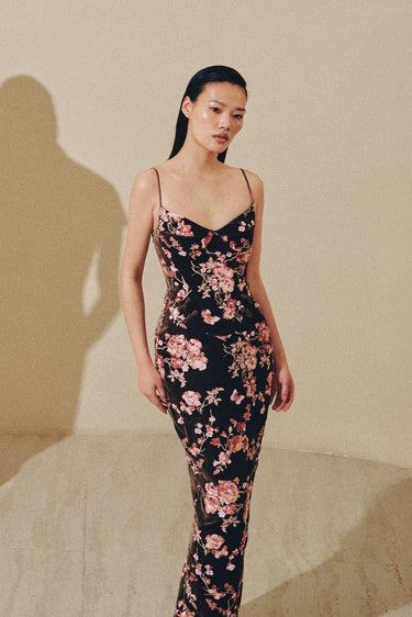 Rosella Embroidered Gown