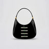 SAU LEE mini sau PATENT MINI BAG - Black