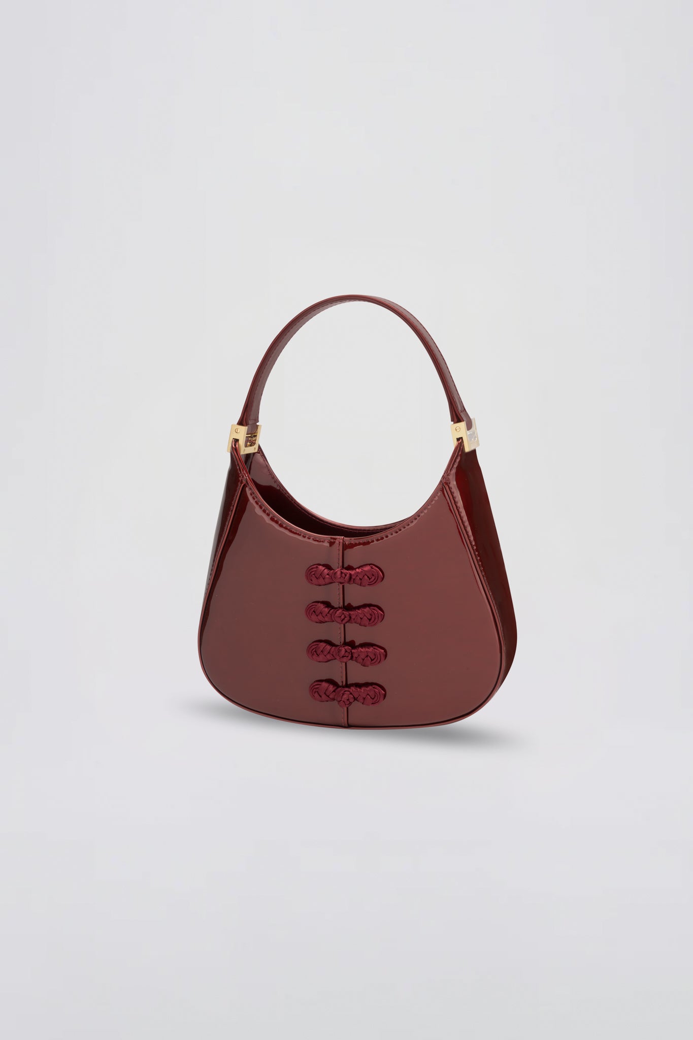 SAU LEE mini sau PATENT MINI BAG - Bordeaux