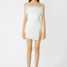SAU LEE Ima Mini Dress - White / 00