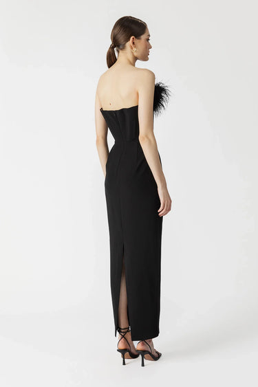 SAU LEE Iman Strapless Dress - Black / 00