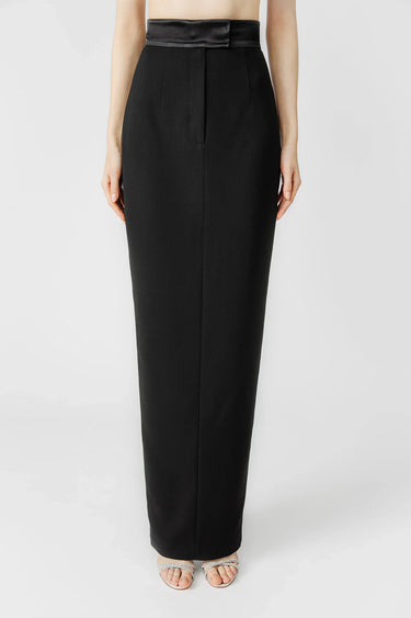 SAU LEE Indya Midi Skirt - Black / 00