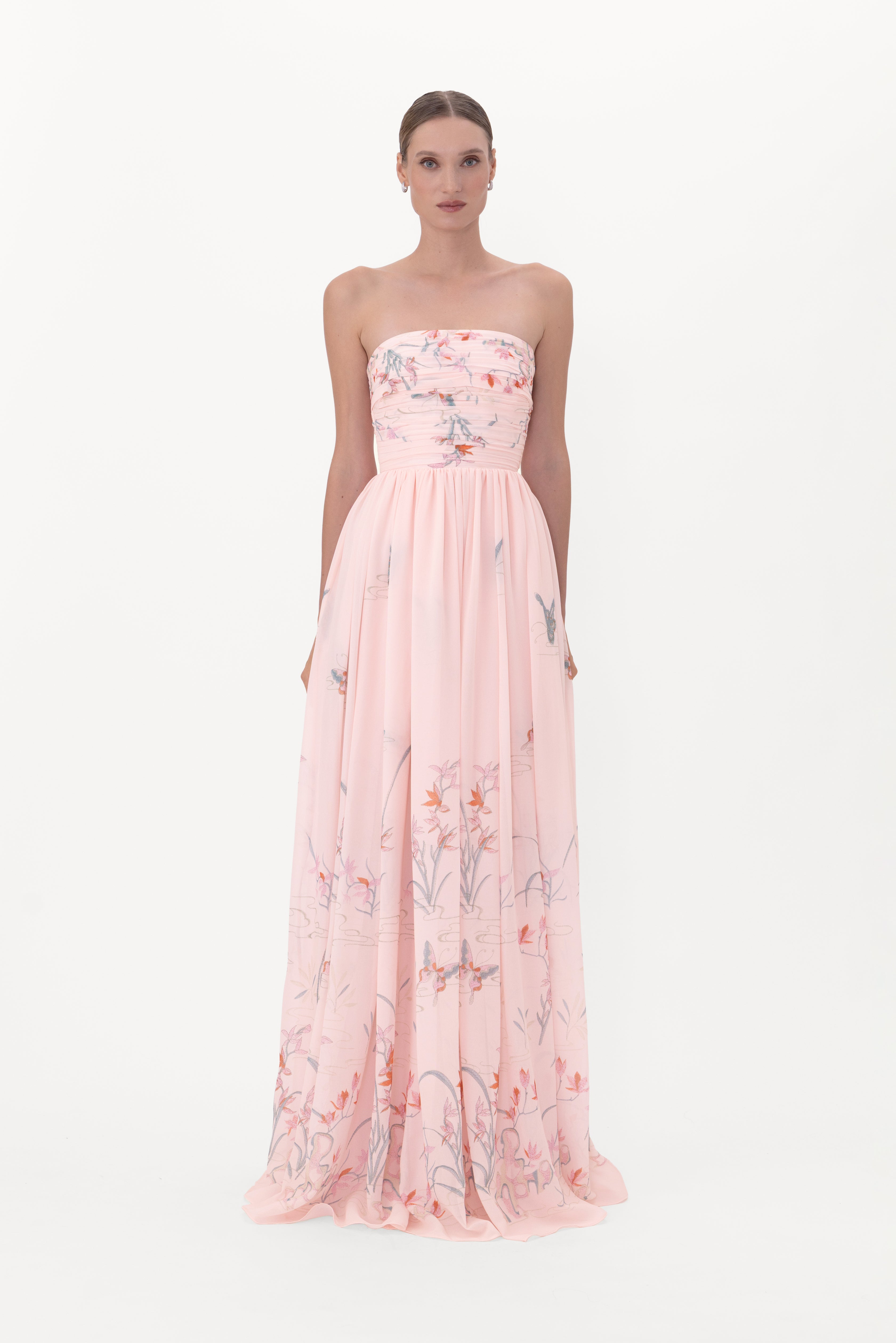 camille lady dresses SAU LEE Camille Dress, Pink Multi