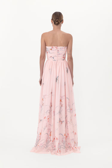 camille usa dresses BANDAGE MIDI DRESS Champagne / XL shoulder silhouette and draped design highlight the feminine figure The Camille Dress in Sage