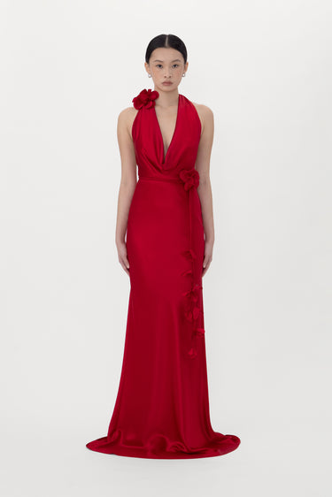 Delphine Satin Gown