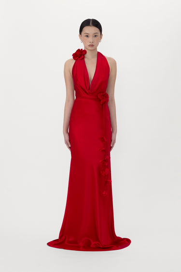 Delphine Satin Gown