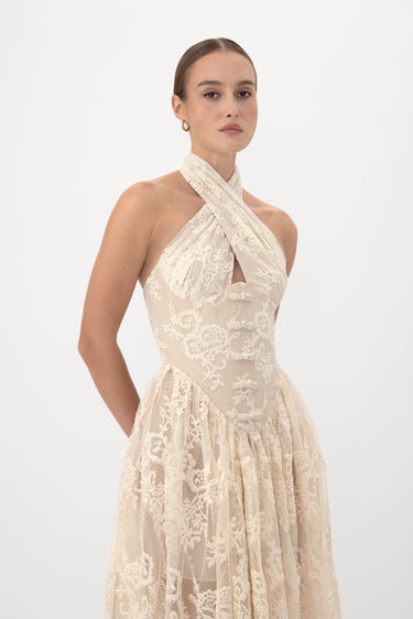 sau lee lace dress SAU LEE Reese Lace Dress, White / 2