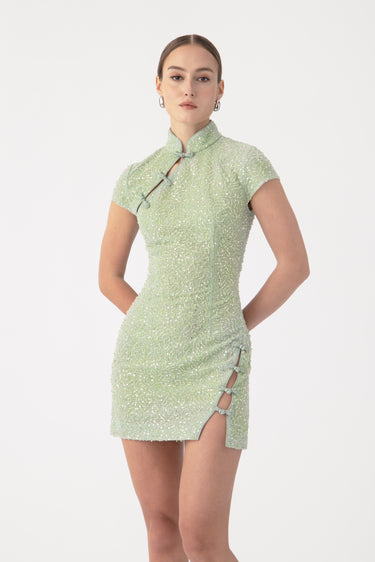 Jada Beaded Mini Dress SAU LEE Jada Beaded Mini Dress SAU LEE