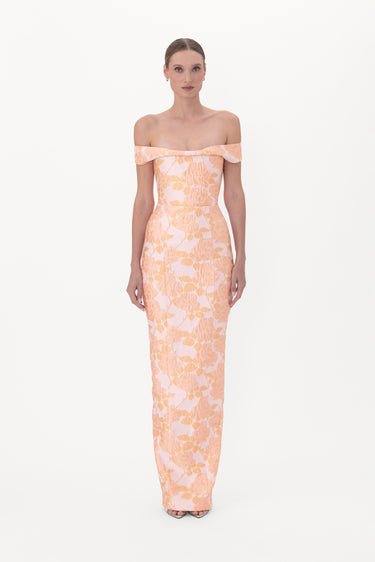 Joanna Jacquard Gown