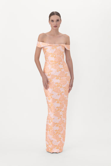Joanna Jacquard Gown