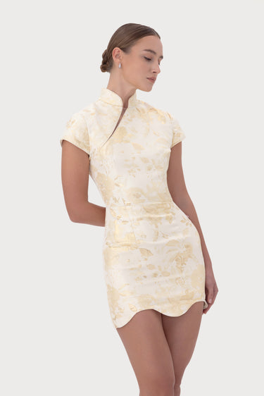 Kiana Jacquard Mini Dress SAU LEE Kiana Jacquard Mini Dress SAU LEE