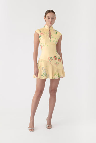 Moira Cheongsam Cut-out Dress SAU LEE Moira Cheongsam Cut-out Dress SAU LEE