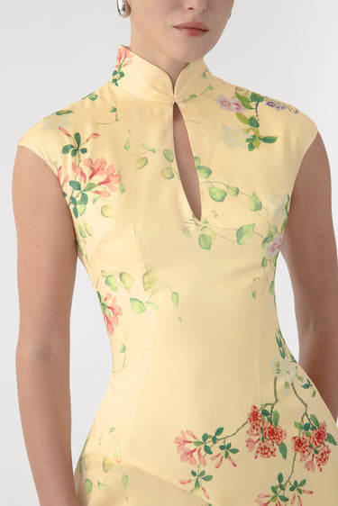 chinese silk mini dress Summer Sexy Black Chinese Women Mini Dress Traditional Silk Satin Cheongsam Cheongsam Flower Size S, M, L, Xl, Xx 4Xl 5Xl 6Xl: Buy Online at Best Price in UAE