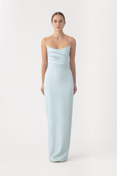 sau lee blue dress SAU LEE Helene One-shoulder Dress, Blue Lavender / 0