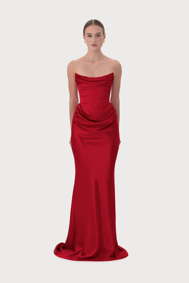 Margot Satin Gown