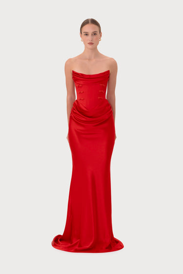 Margot Satin Gown