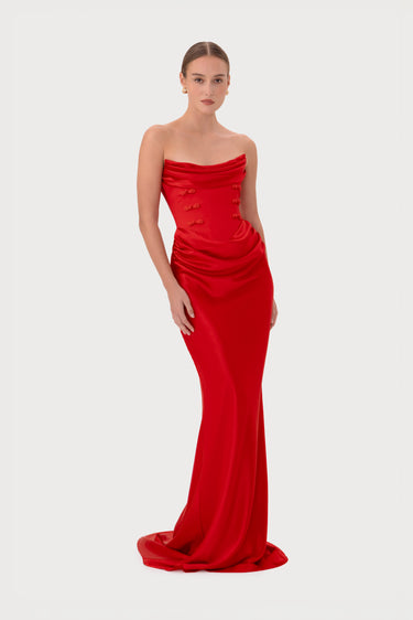 Margot Satin Gown