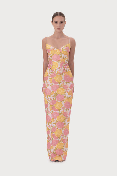 Rosella Jacquard Gown