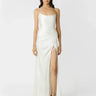 SAU LEE Pasha Satin Gown - Ivory / 00