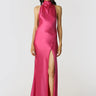 Penelope Backless Satin Gown-SAU LEE
