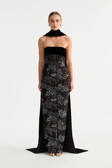 Adrian Embellished Gown