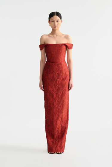 Joanna Jacquard Gown