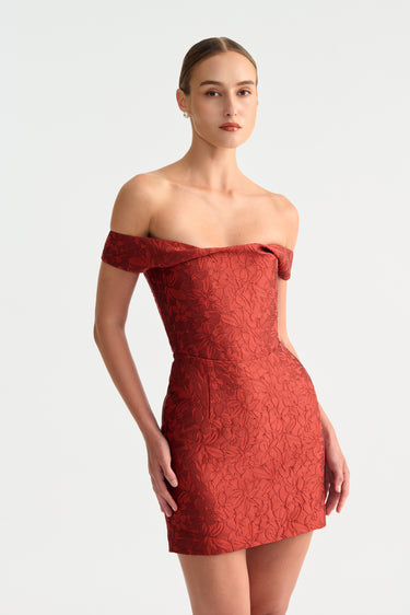 Jovie Jacquard Mini Dress