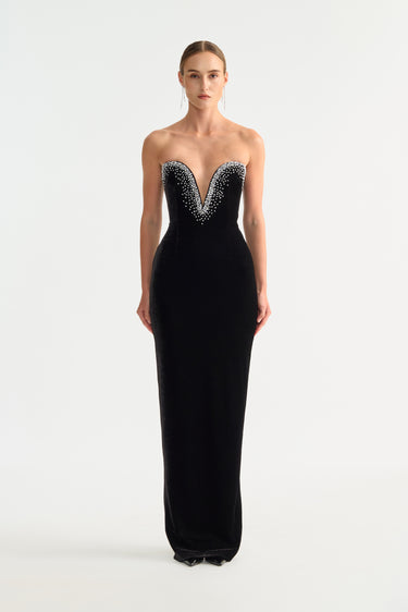 Lavinia Velvet Gown