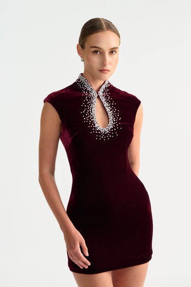 Roxie Velvet Mini Dress