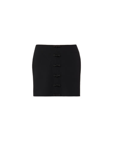 SAU LEE | Sima Mini Skirt | Sima Mini Skirt - Black / 00