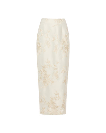 SAU LEE | Sutton Embroidered Skirt | Sutton Embroidered Skirt - White / 00