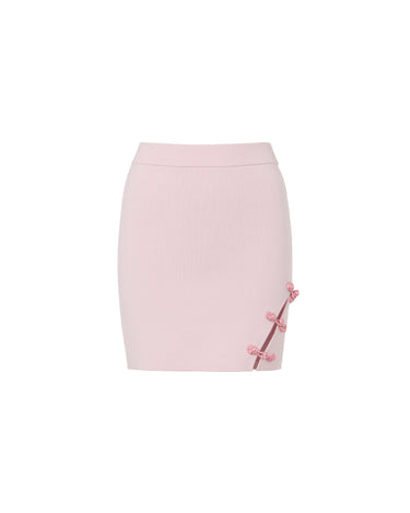 SAU LEE | Chase Knit Skirt | Chase Knit Skirt - Pastel Pink / S