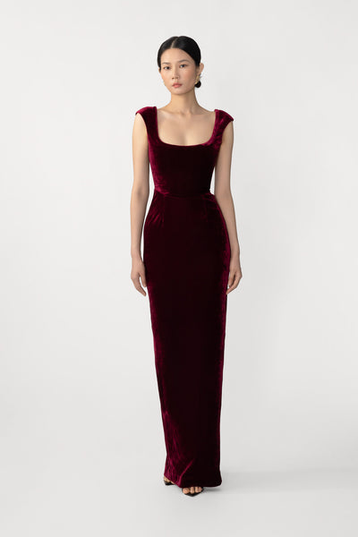 CITYSHOP CRASH VELVET LEANN DRESS CITYSHOP CRASH VELVET LEANN