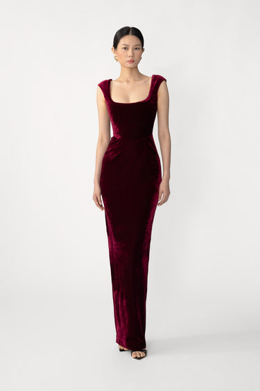 Brooke Velvet Gown