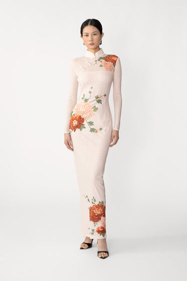 Kaia Mesh Maxi Dress