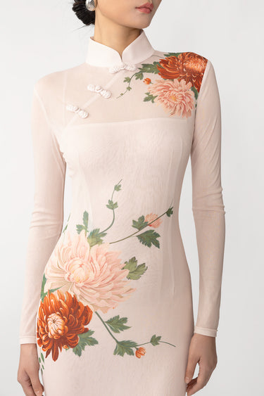 Kaia Mesh Maxi Dress