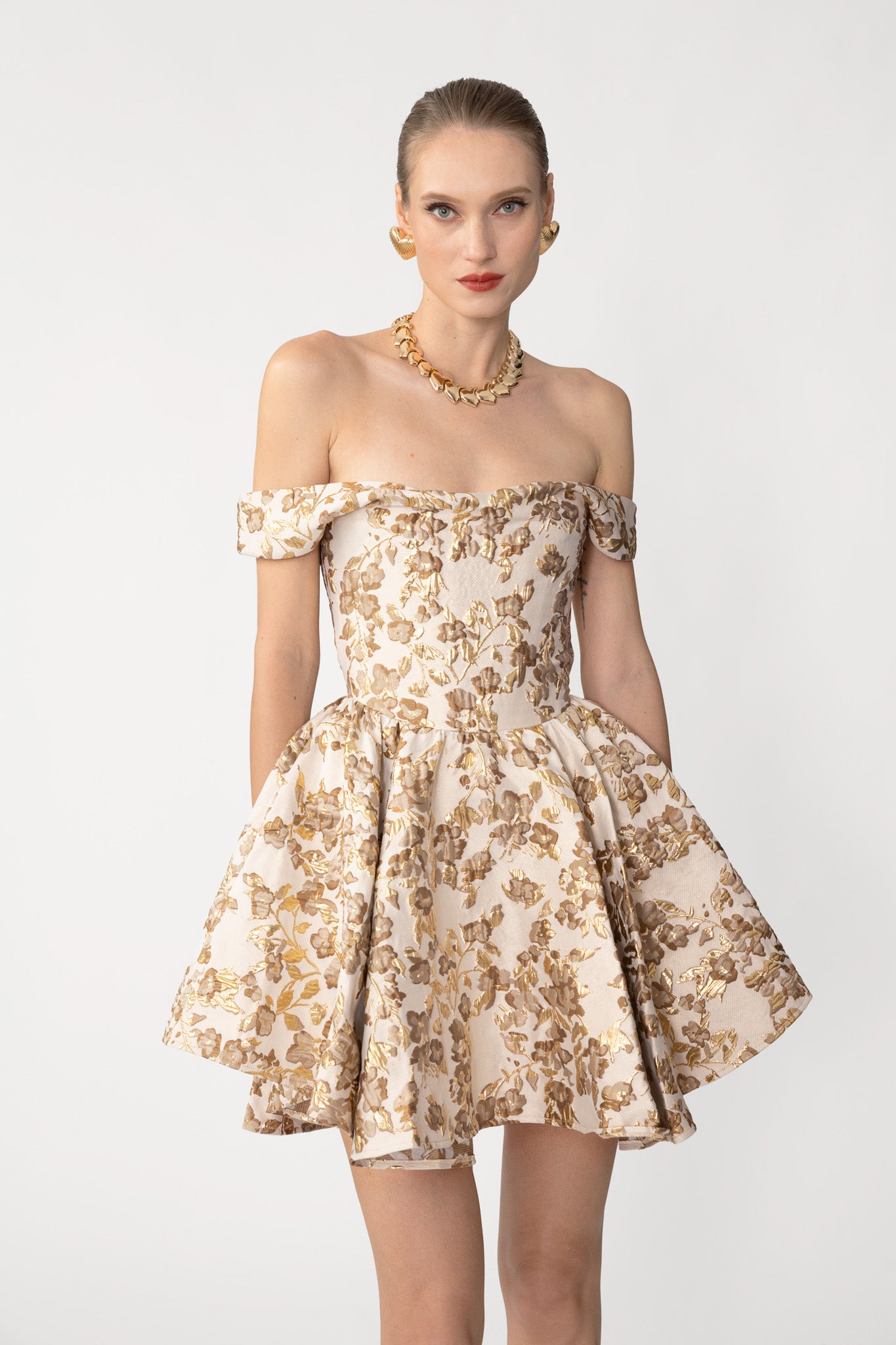 Jem Brocade Mini Dress