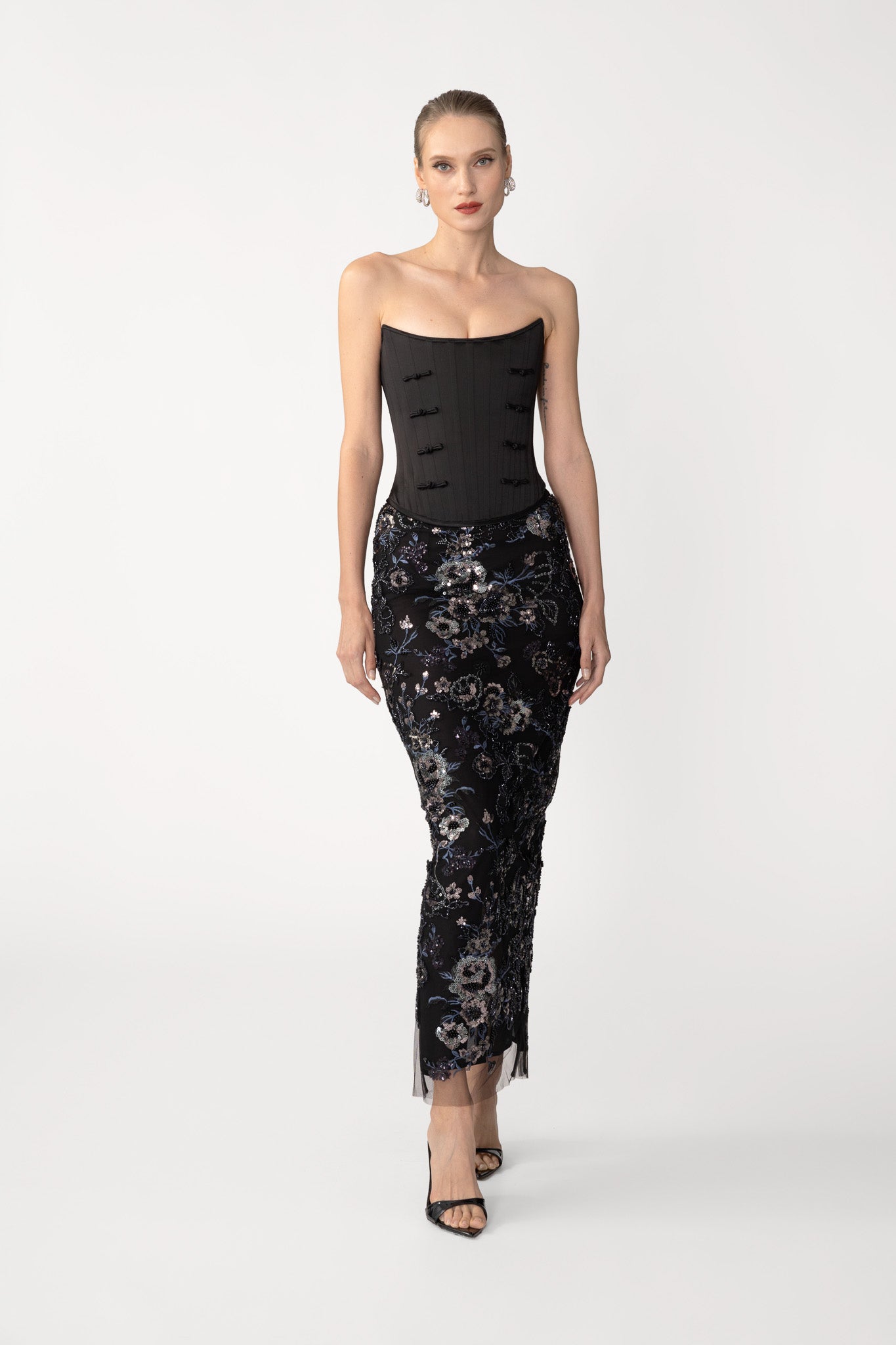 Della Satin Corset Top
