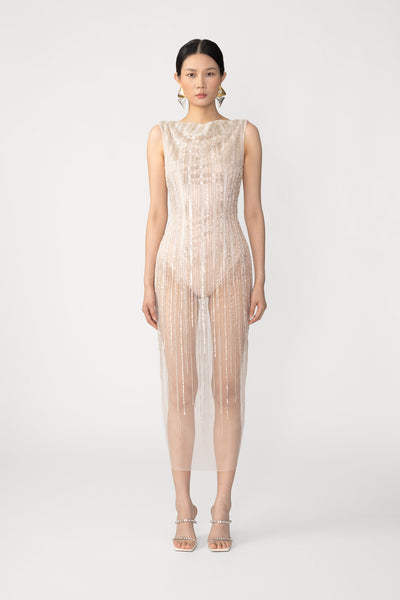 Marci Beaded Maxi Dress – SAU LEE