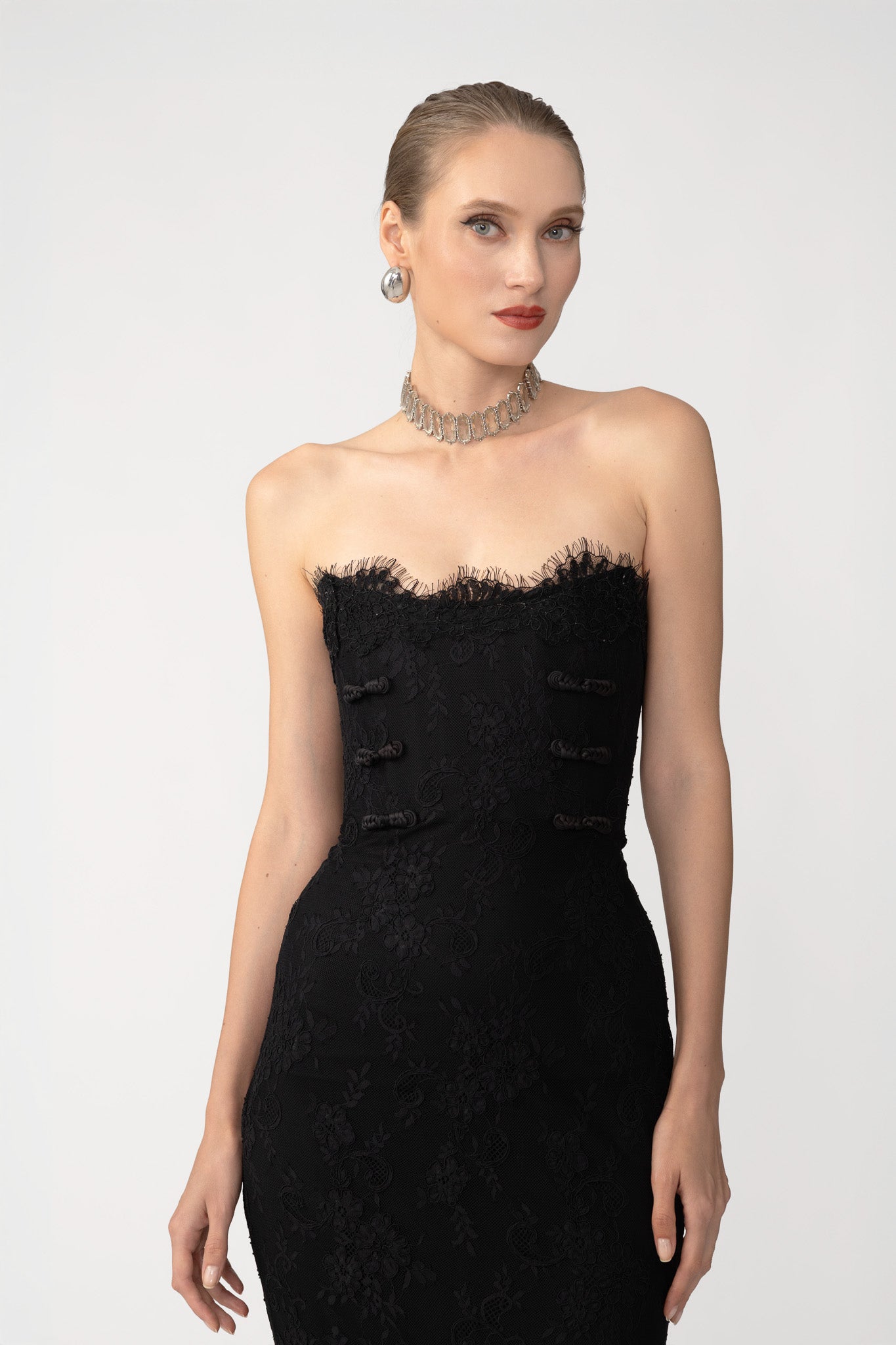 Sofina Lace Midi Dress SAU LEE Sofina Lace Midi Dress SAU LEE