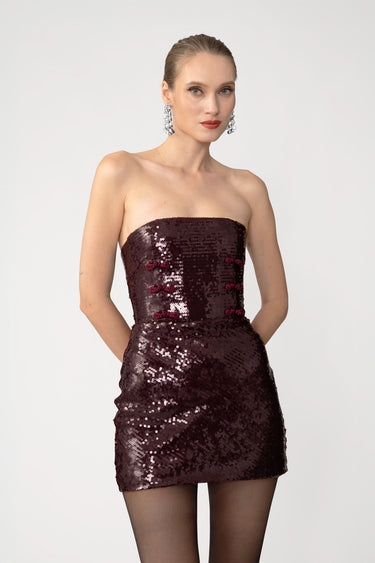 Cindy Sequined Mini Dress