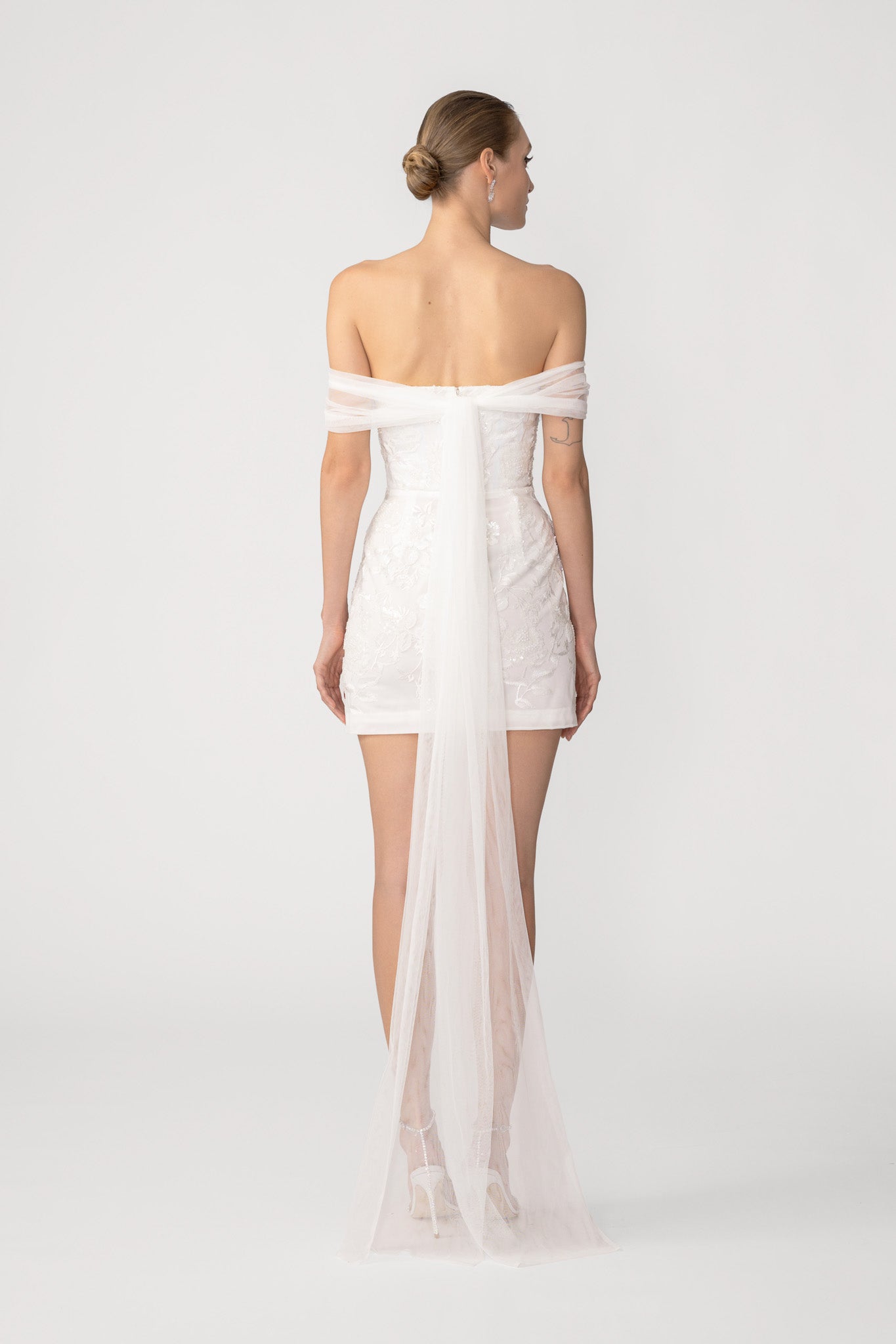 sau lee freida silk dress long sleeves STAUD, Freda Silk Dress in