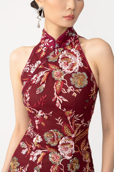 Audra Embroidered Maxi Dress