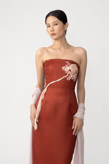 Cherrie Satin Gown SAU LEE Cherrie Satin Gown SAU LEE