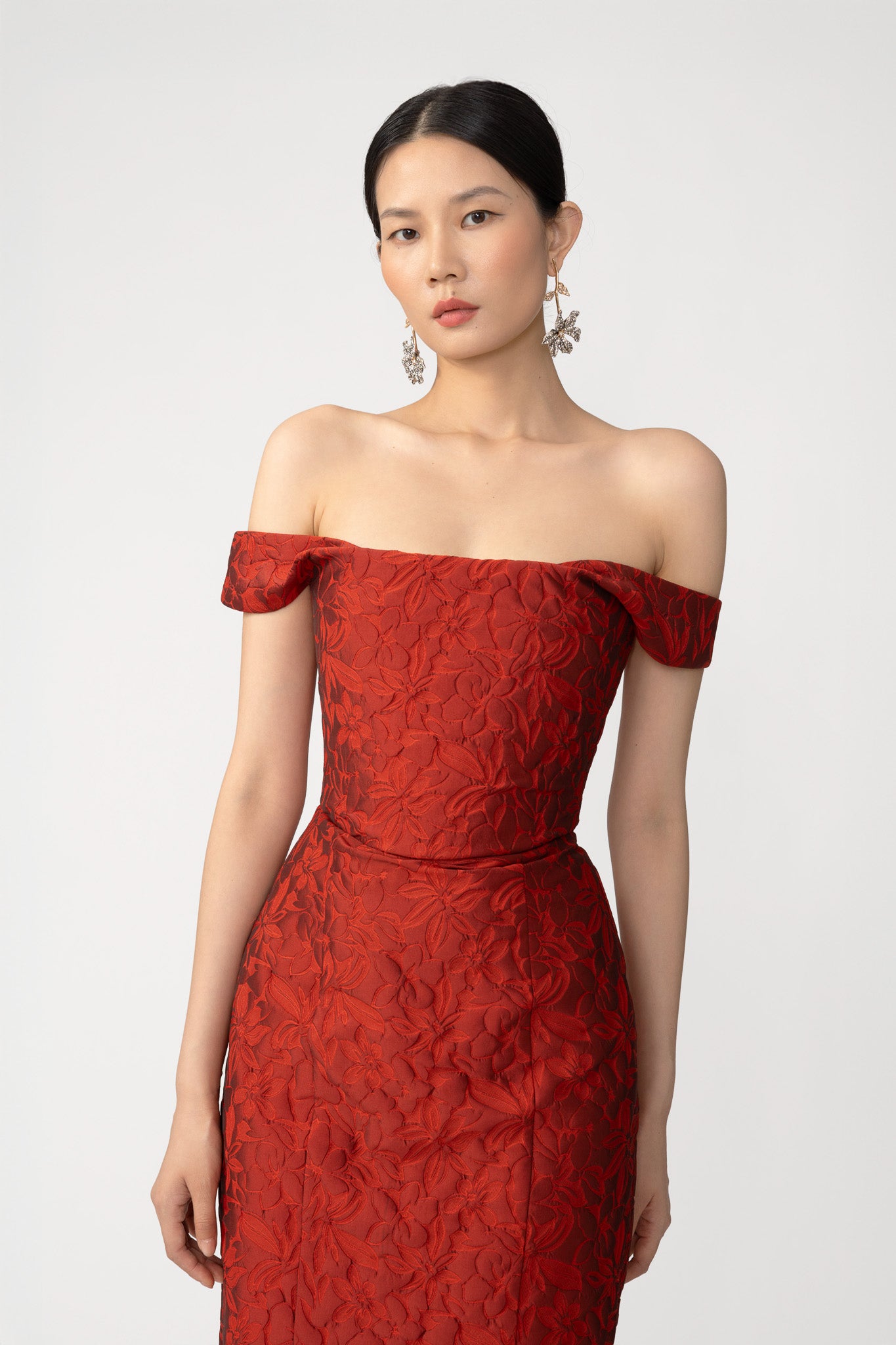Joanna Jacquard Gown