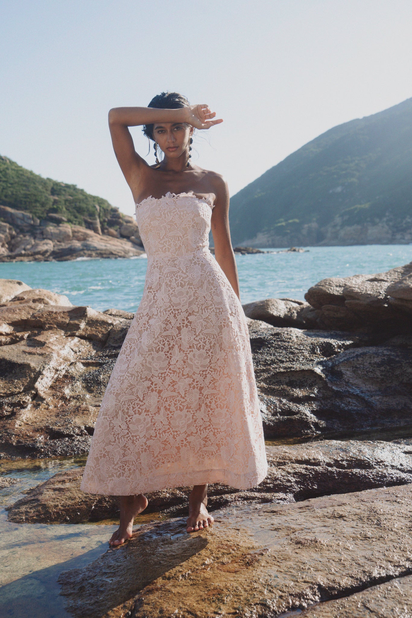 Rosalia Lace Midi Dress