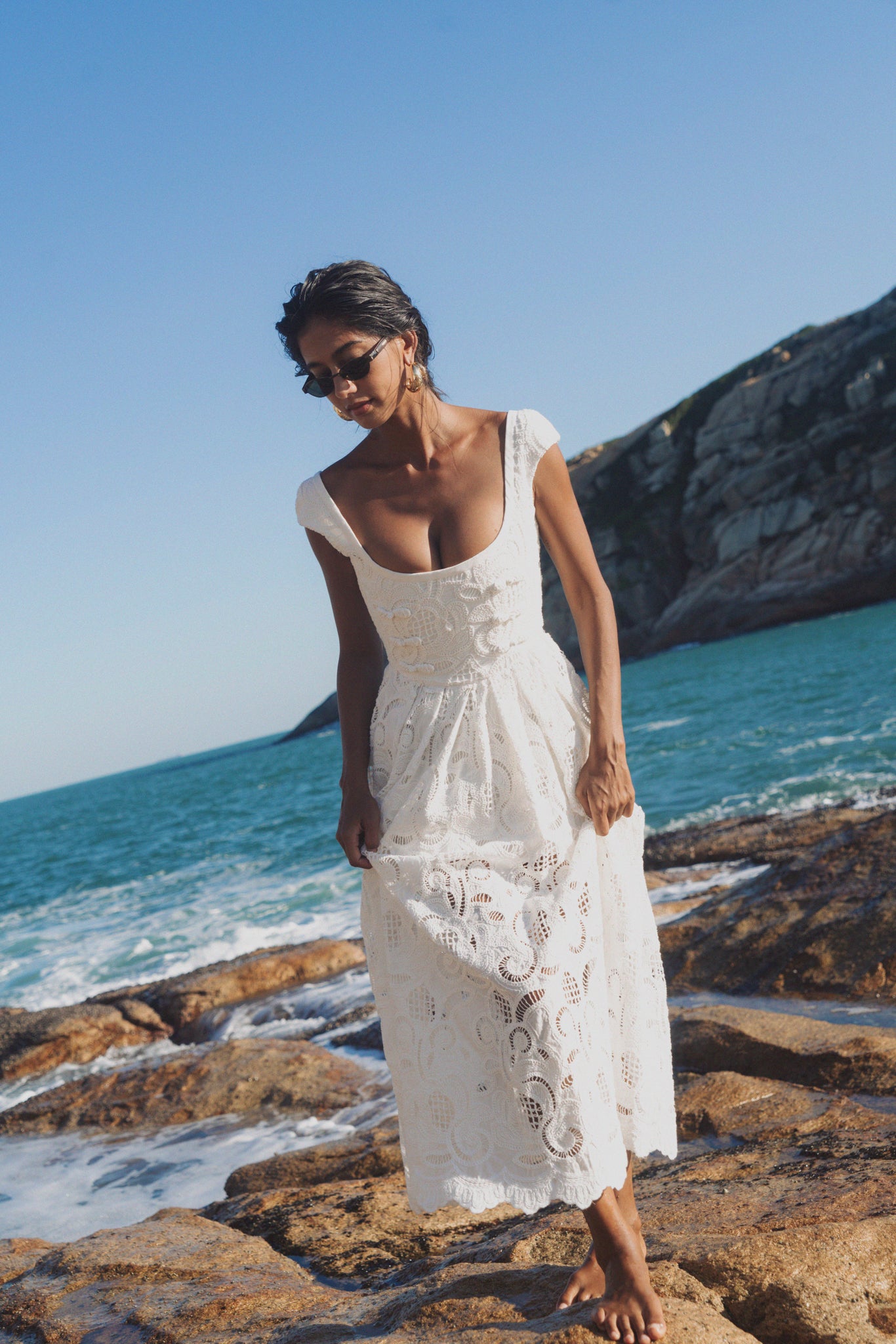 Holland Embroidered Lace Dress
